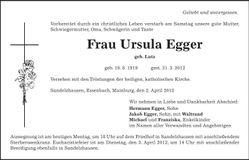 Traueranzeige  
