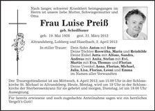Traueranzeige  
