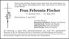 Traueranzeige  