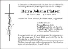 Traueranzeige  