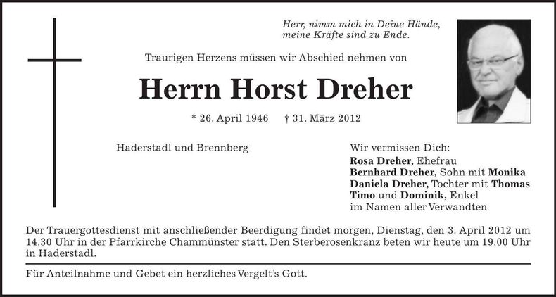 Traueranzeige  