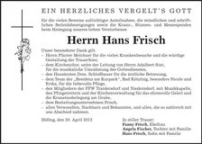 Traueranzeige  
