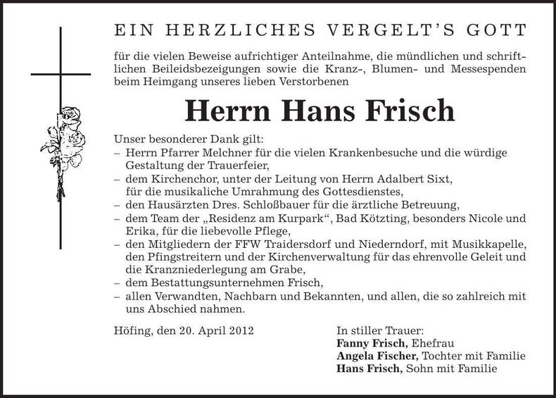Traueranzeige  