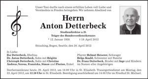 Traueranzeige  