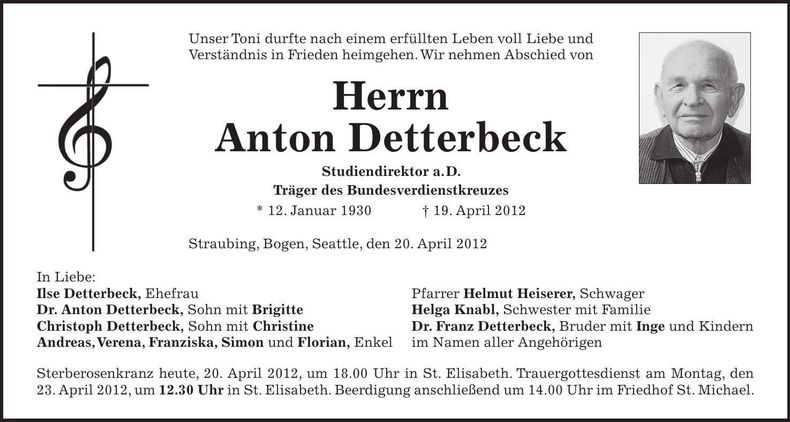 Traueranzeige  