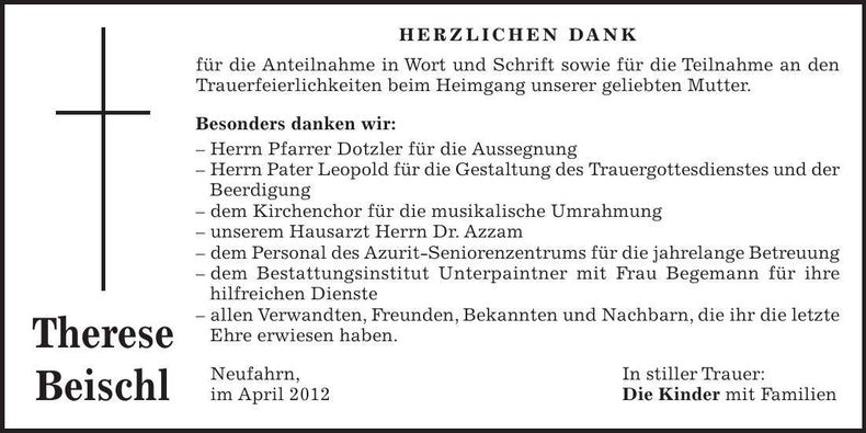 Traueranzeige  