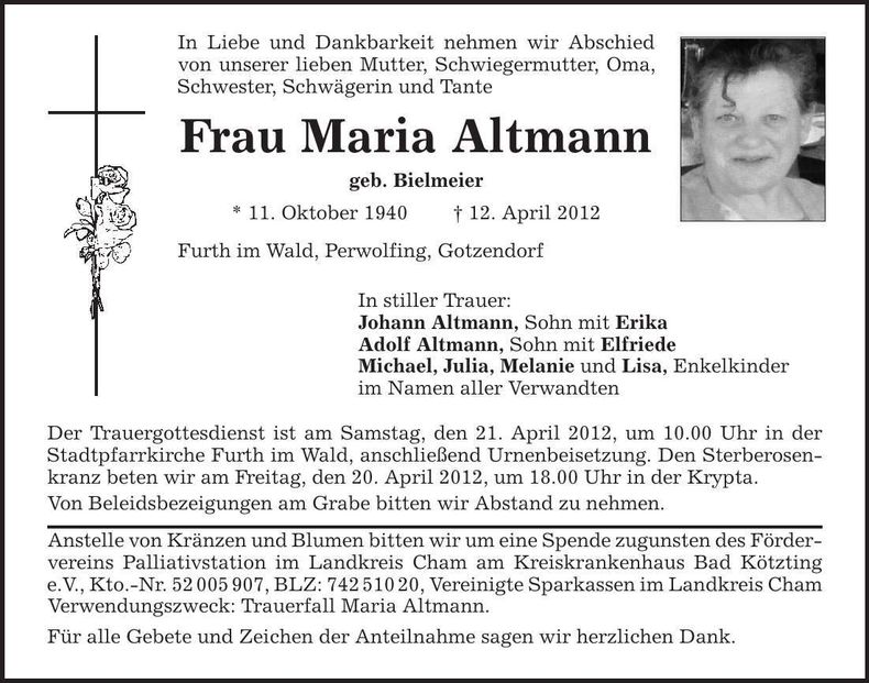 Traueranzeige  