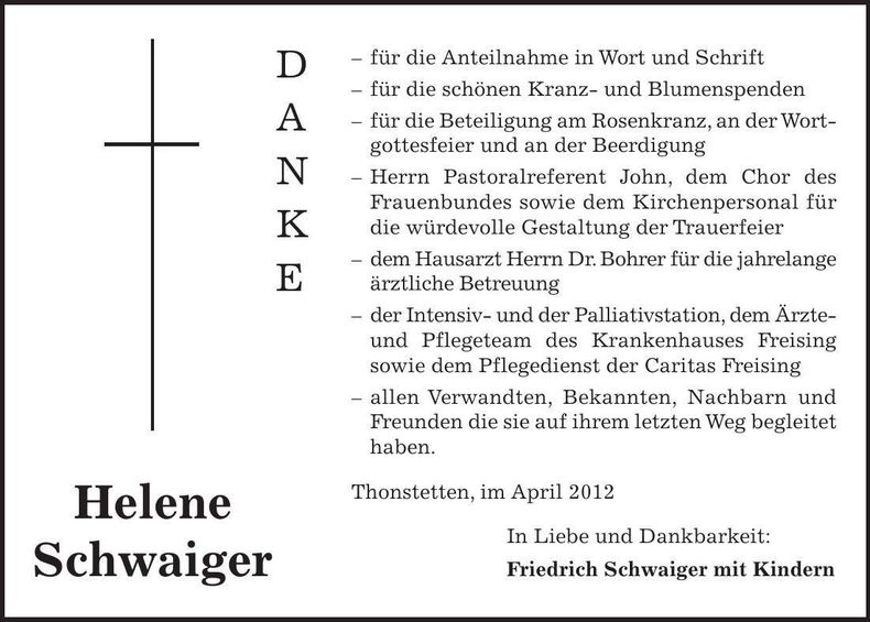 Traueranzeige  