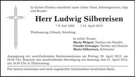 Traueranzeige  
