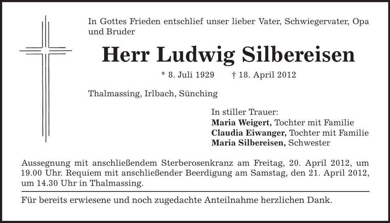 Traueranzeige  