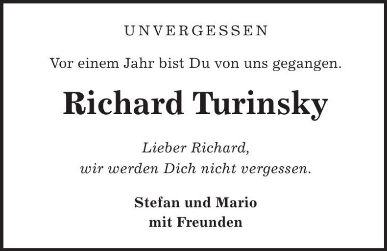 Traueranzeige  