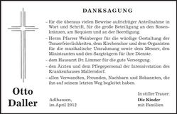 Traueranzeige  