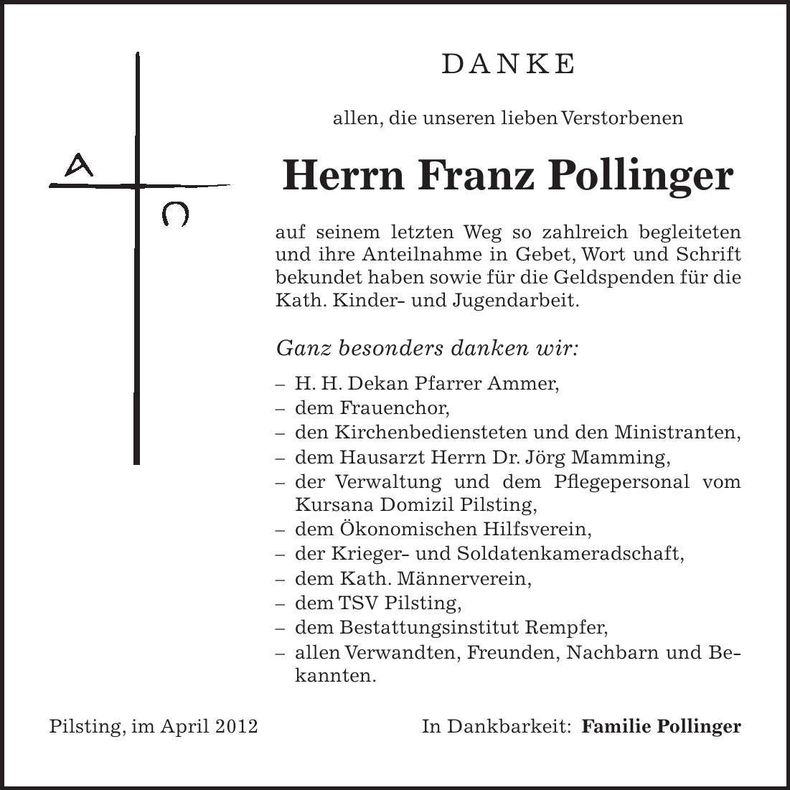Traueranzeige  