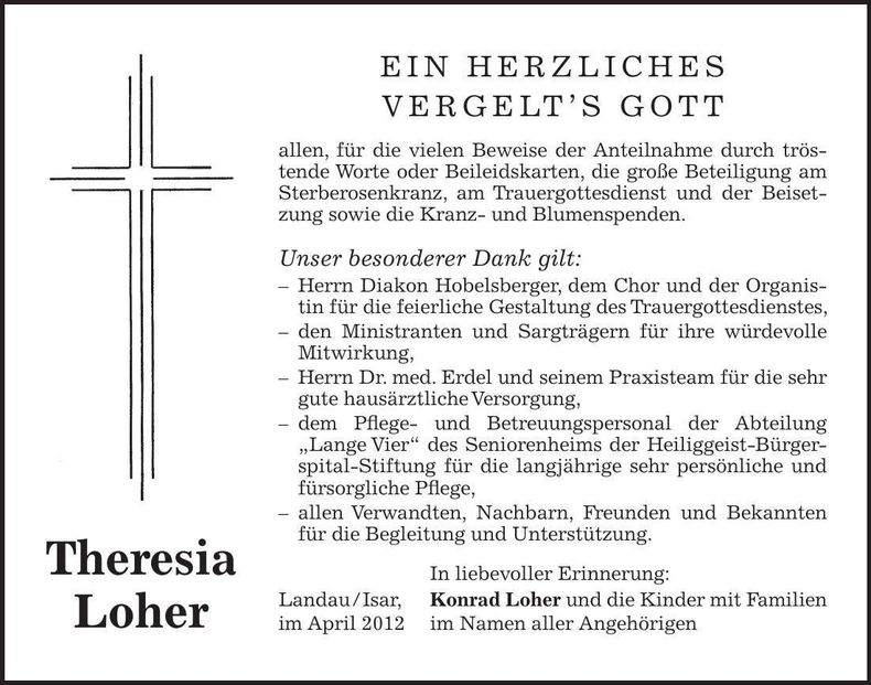 Traueranzeige  