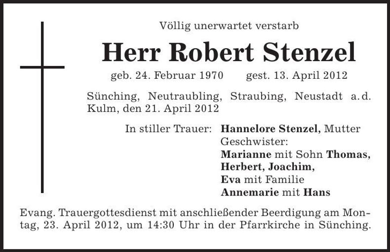 Traueranzeige  