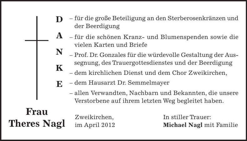 Traueranzeige  