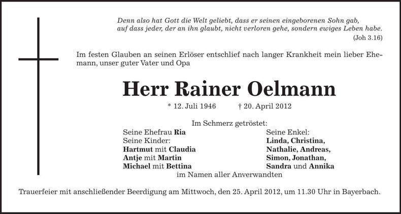 Traueranzeige  
