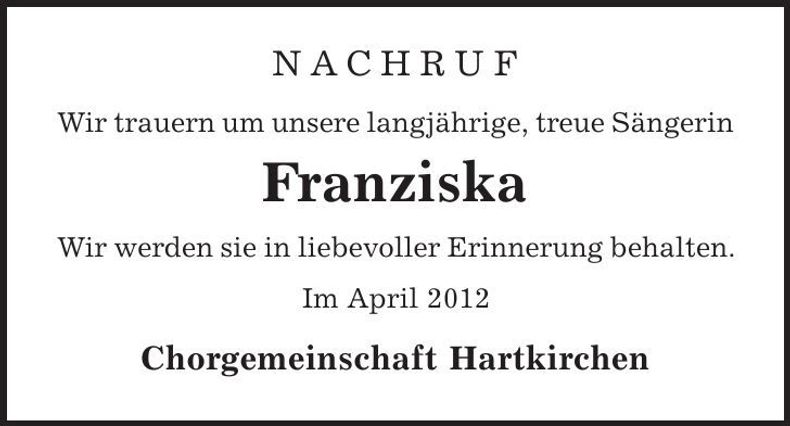 Traueranzeige  