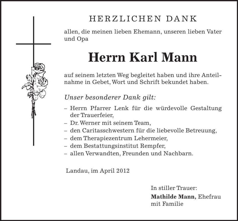 Traueranzeige  