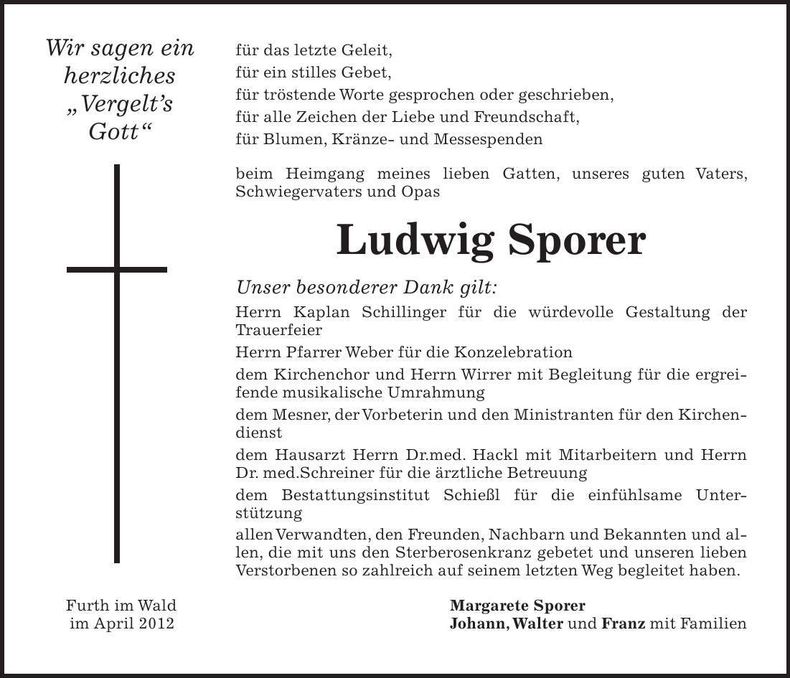 Traueranzeige  