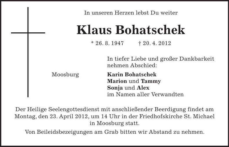 Traueranzeige  