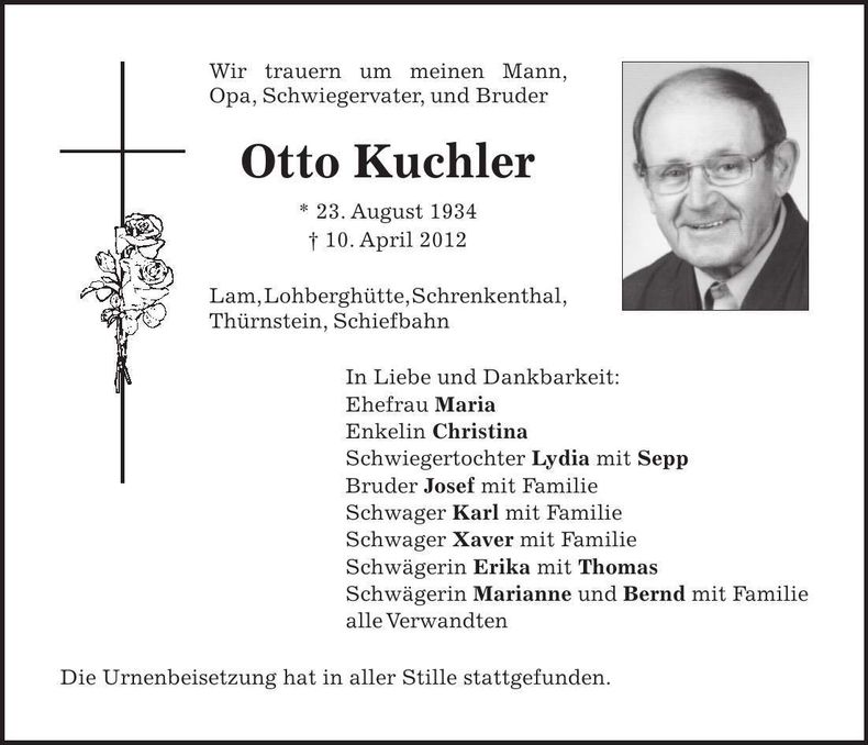 Traueranzeige  