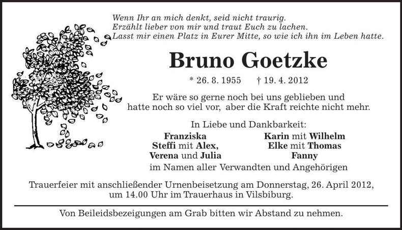 Traueranzeige  