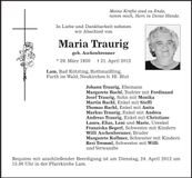 Traueranzeige  