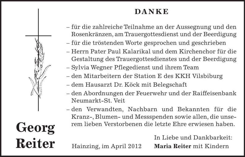 Traueranzeige  