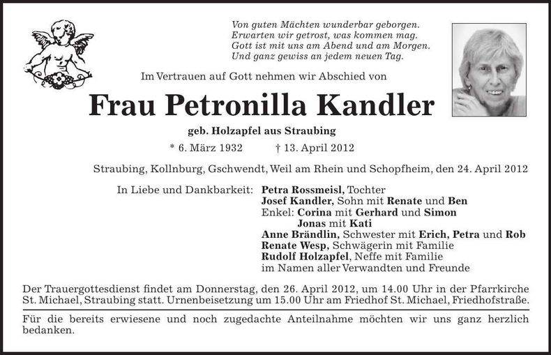 Traueranzeige  