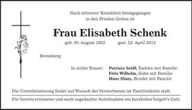 Traueranzeige  