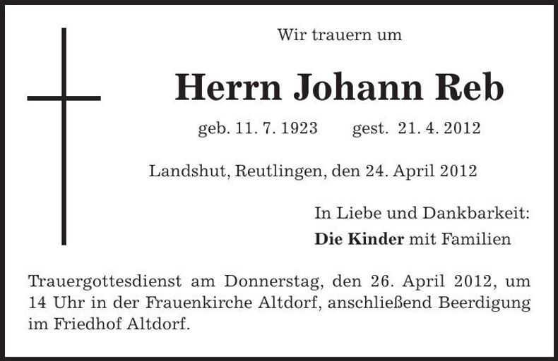 Traueranzeige  