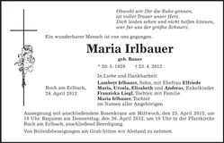 Traueranzeige  