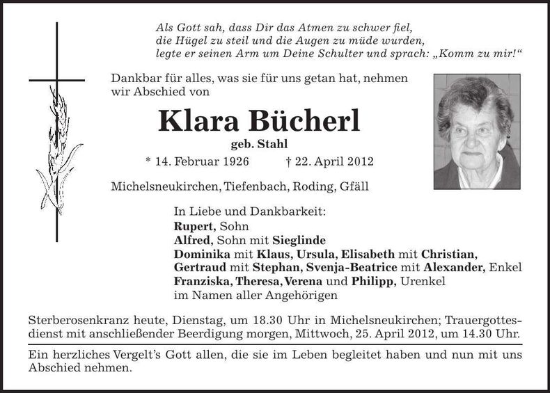 Traueranzeige  