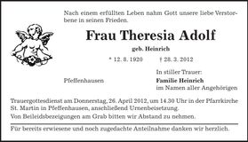 Traueranzeige  