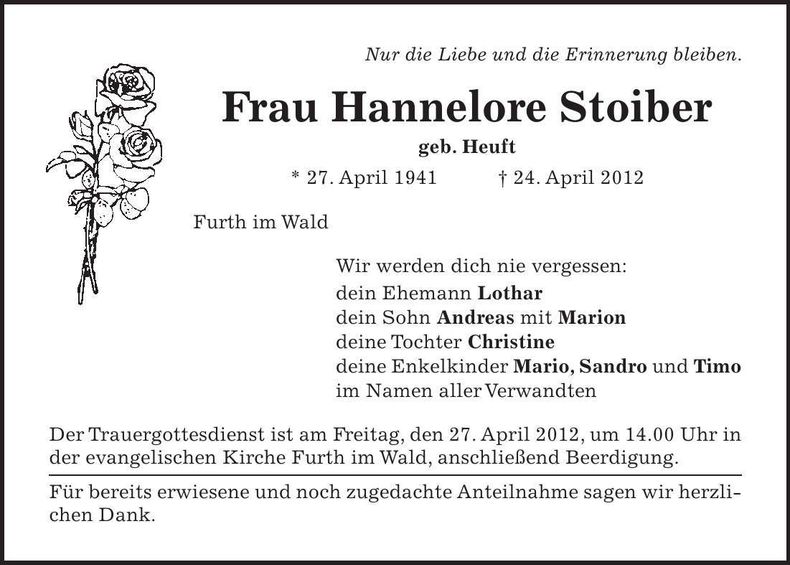 Traueranzeige  