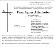 Traueranzeige  