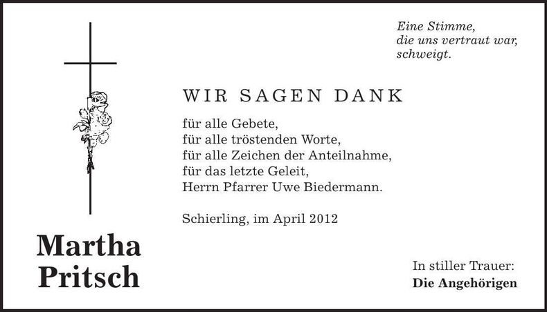 Traueranzeige  