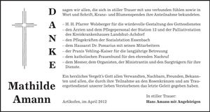 Traueranzeige  