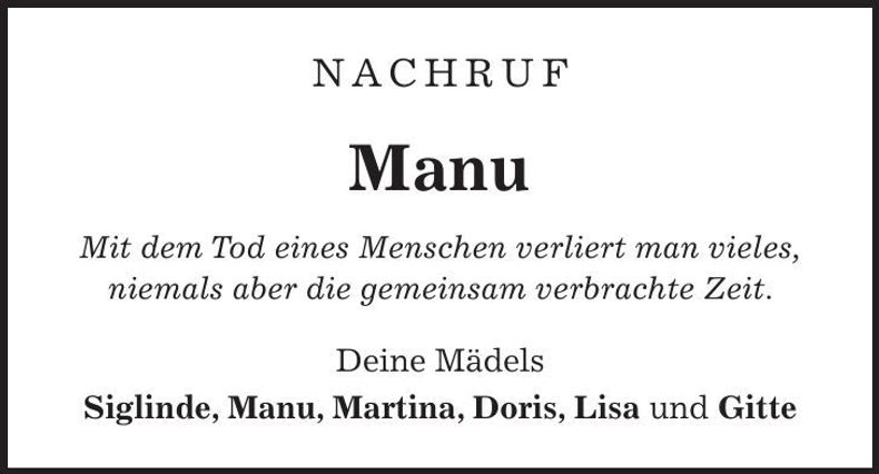 Traueranzeige  
