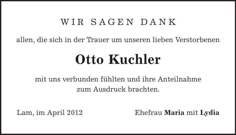 Traueranzeige  