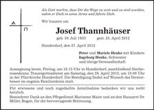 Traueranzeige  