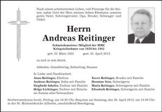 Traueranzeige  