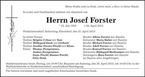 Traueranzeige  