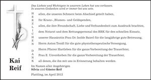 Traueranzeige  