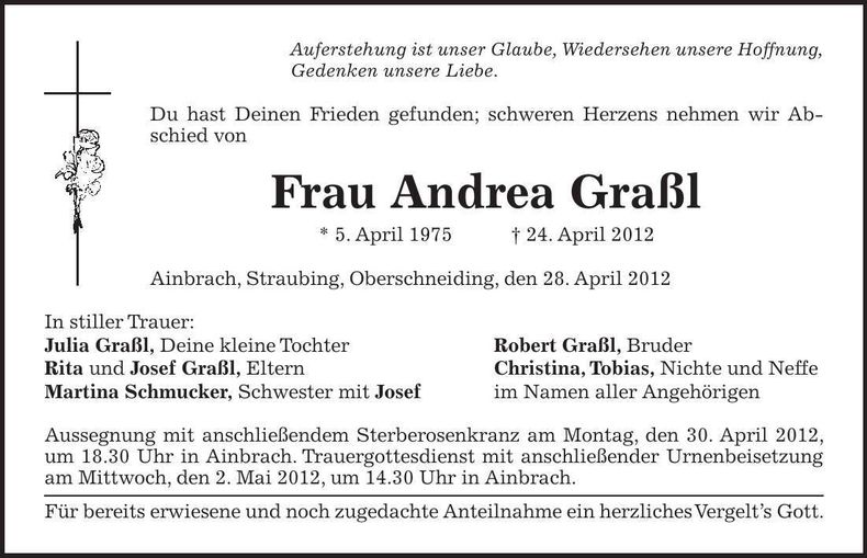 Traueranzeige  