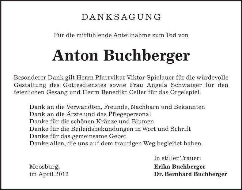 Traueranzeige  