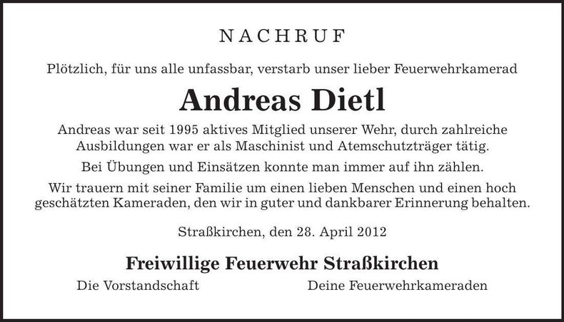 Traueranzeige  