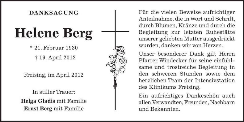 Traueranzeige  