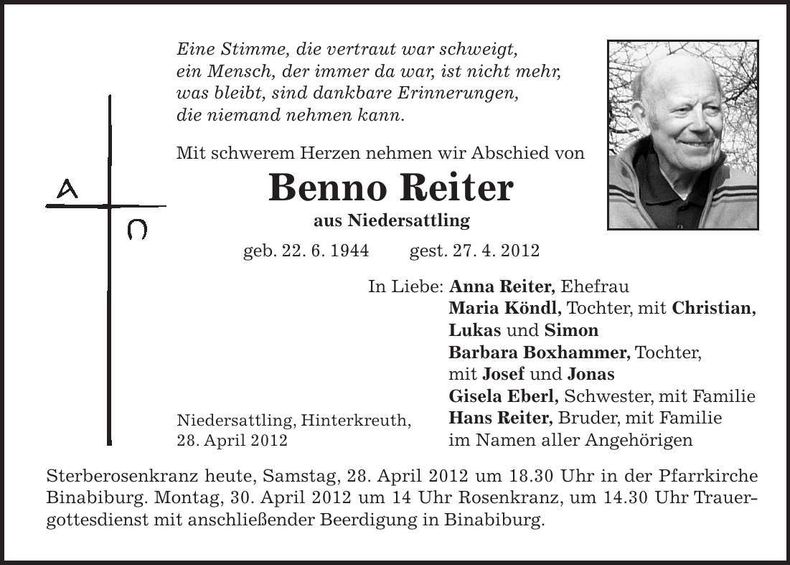 Traueranzeige  